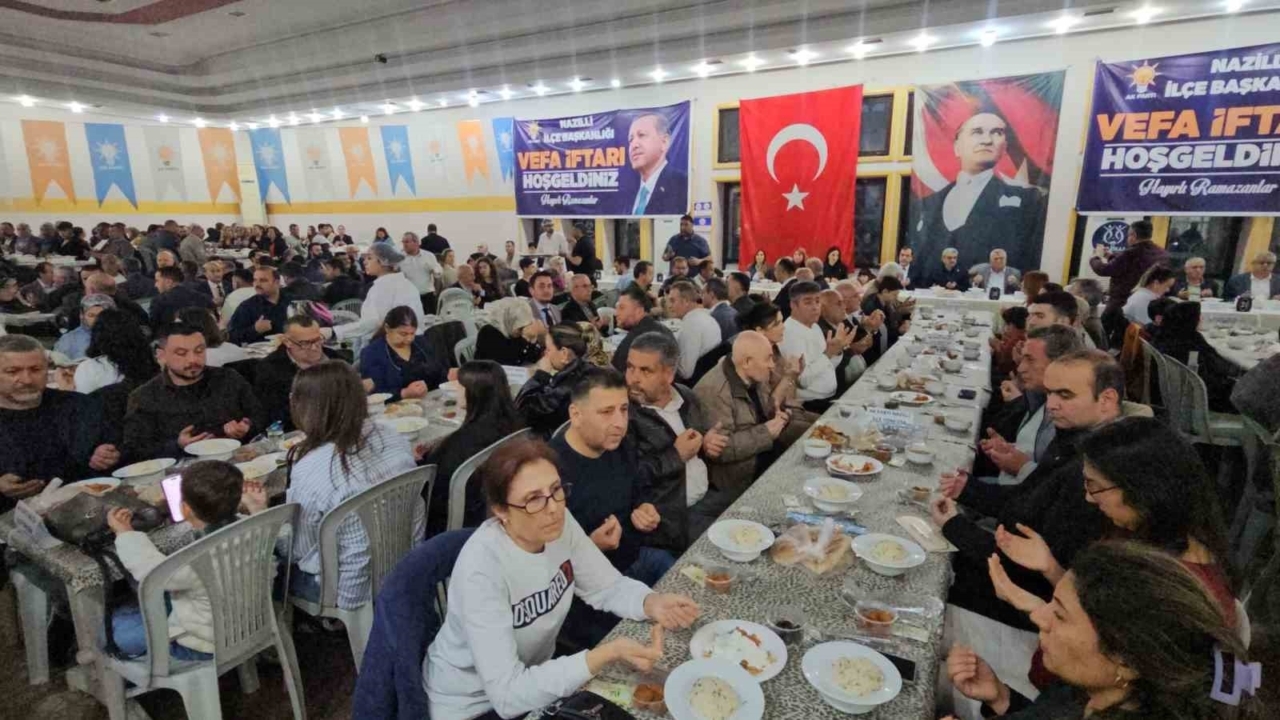 AK Parti Nazilli vefa iftarında buluştu