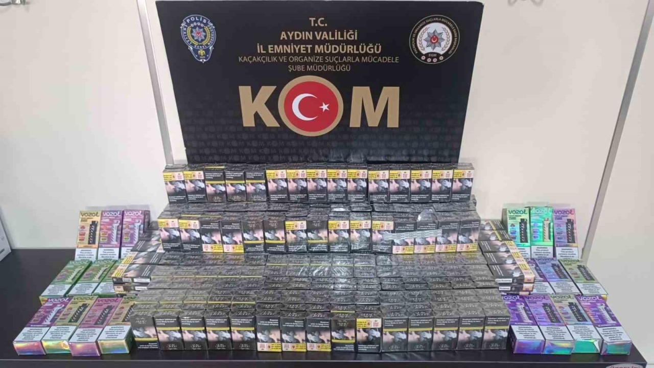 Aydın’da polis ekipleri kaçakçılığa geçit vermiyor