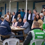Başkan Günel belediye işçileriyle bayramlaştı