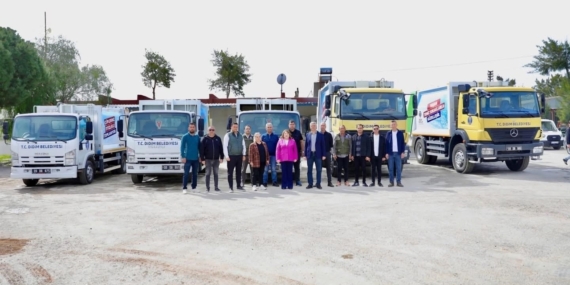 Didim Belediyesi’nde kullanılmayacak durumdaki araçlar rezive edildi