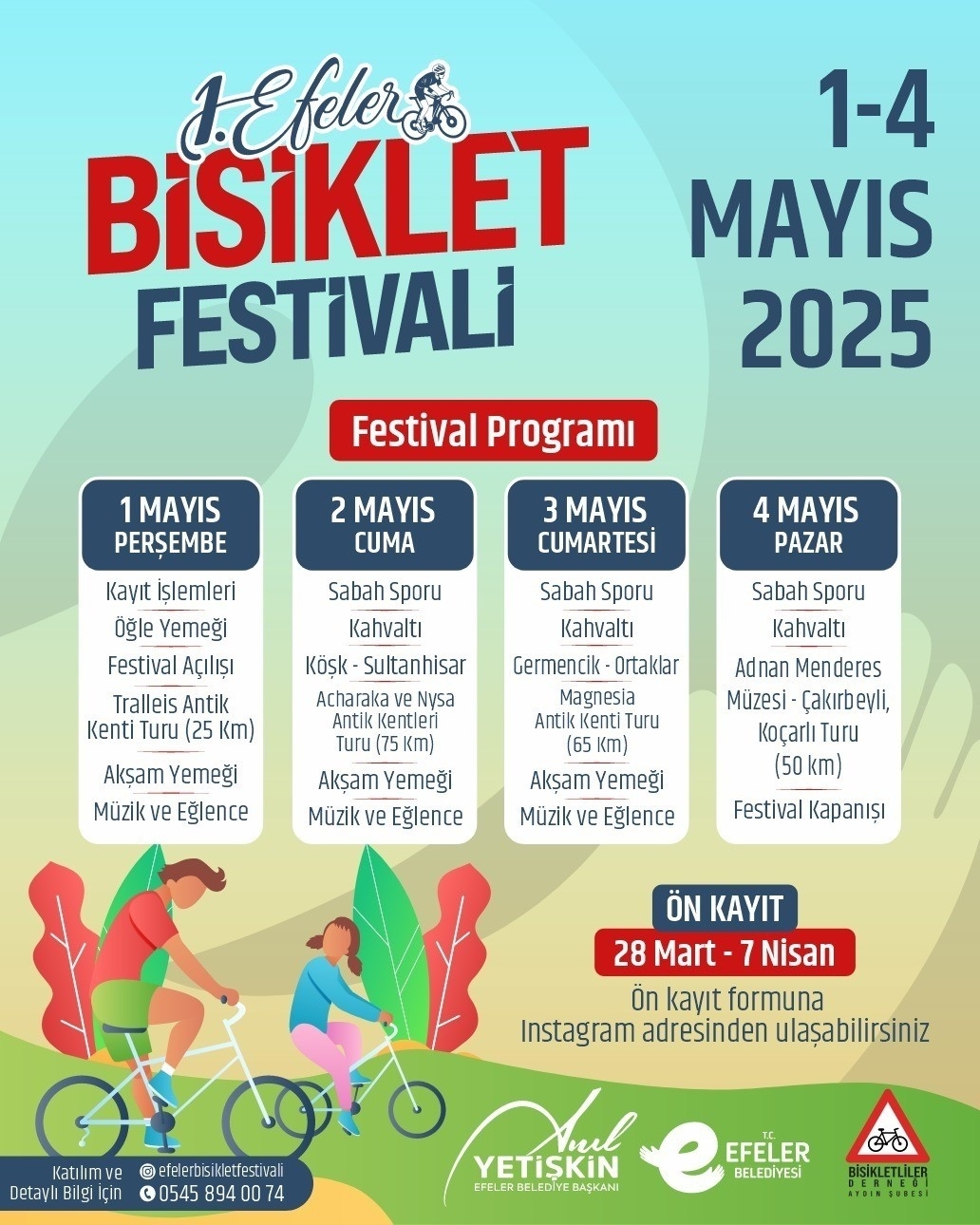 Efeler’de Bisiklet Festivali için geri sayım başladı 5 Efeler’de Bisiklet Festivali için geri sayım başladı