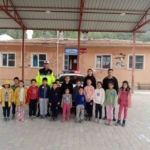 Trafik jandarmasından öğrencilere eğitim 1 Trafik jandarmasından öğrencilere eğitim
