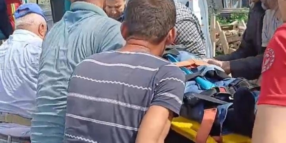 İnşaat işçisi yüksekten düşerek yaralandı