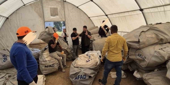 AFAD çadırları muhtemel afetlere hazırlandı