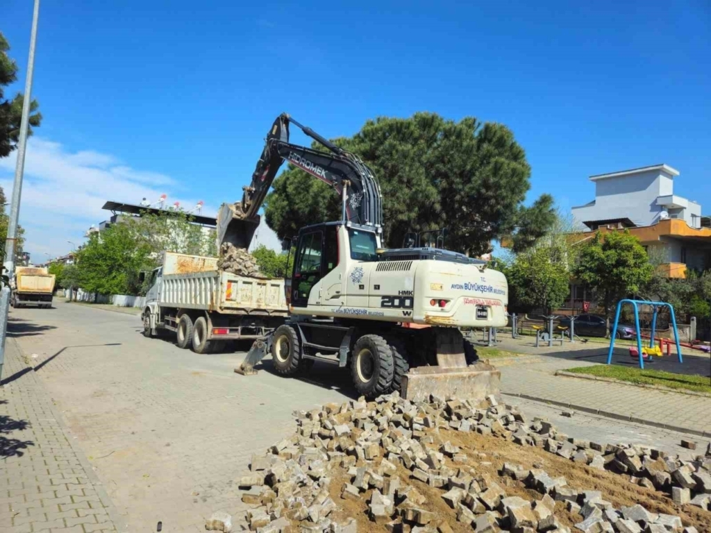 aydin buyuksehir belediyesi kentin dort bir yanindaki yol calismalarini surduruyor 70d1a8526fcf