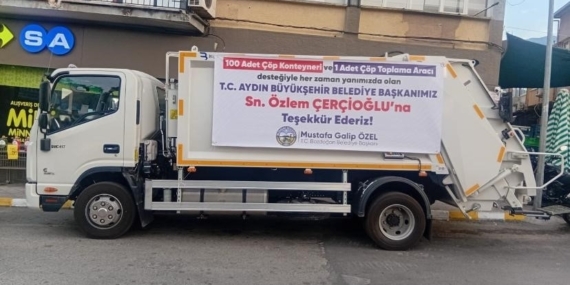 Aydın Büyükşehir Belediyesi’nden Bozdoğan’a araç desteği