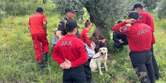 Aydın’da kaybolan kadını JAK ekipleri buldu
