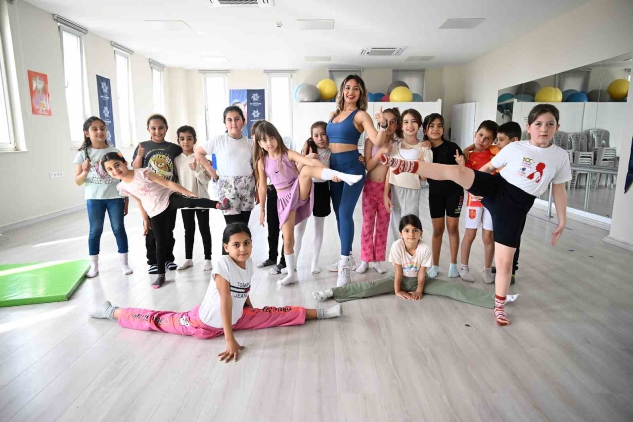 Aydın’da minikler jimnastikle büyüyor