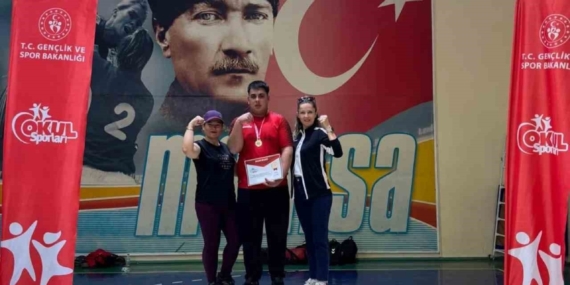 Aydınlı genç, Türkiye şampiyonu oldu