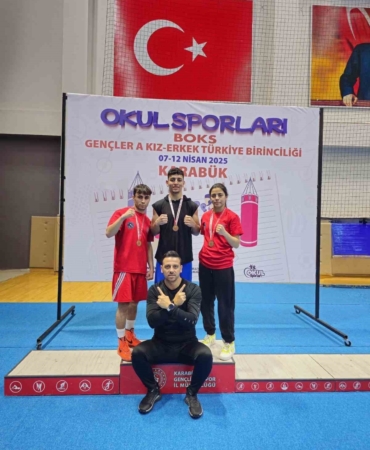 Aydınlı sporculardan Türkiye Şampiyonası’nda 3 altın madalya