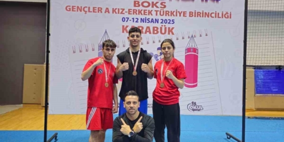 Aydınlı sporculardan Türkiye Şampiyonası’nda 3 altın madalya