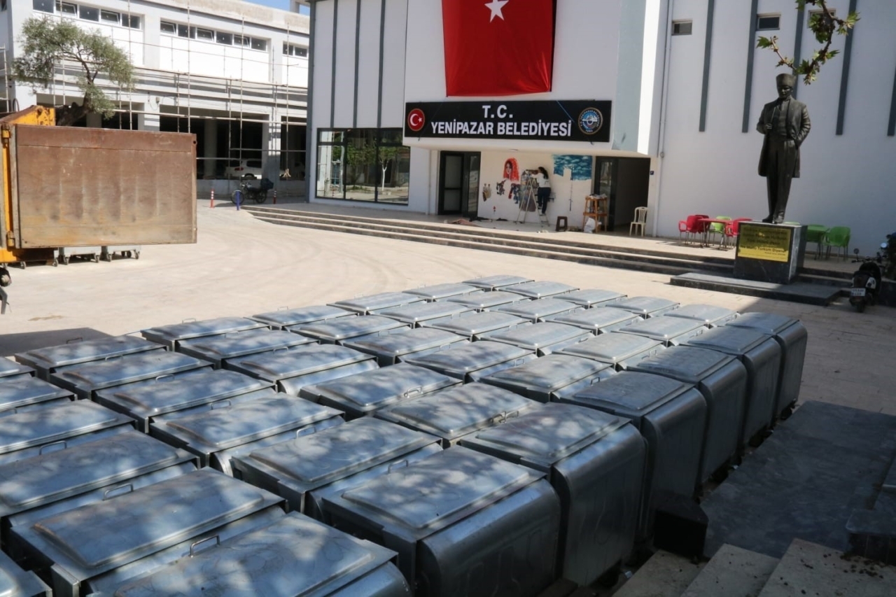 Başkan Çerçioğlu’ndan Yenipazar’a konteyner desteği
