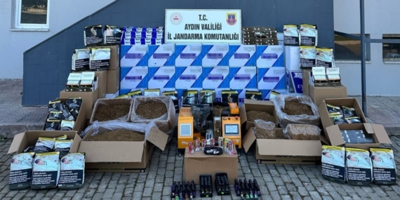 Jandarma ekipleri 1 milyon 135 bin makaron ele geçirdi