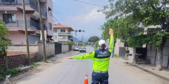 Jandarma Köşk’te havadan denetim yaptı