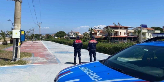 Jandarmadan bisiklet yolu denetimi