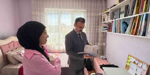 Kaymakam Ateş, öğrencilere misafir oldu