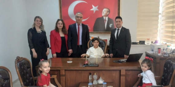 Köşk’te makamlar çocuklara emanet edildi