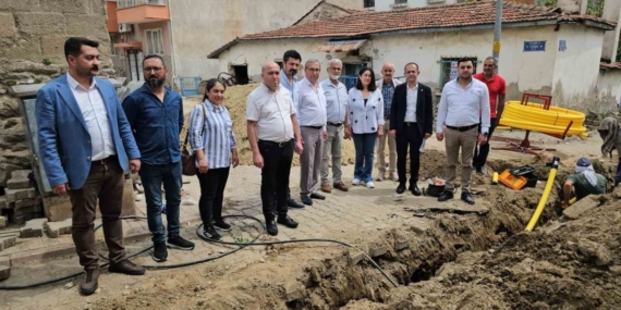 Kuyucak’ta doğalgaz altyapı çalışmaları hızla ilerliyor