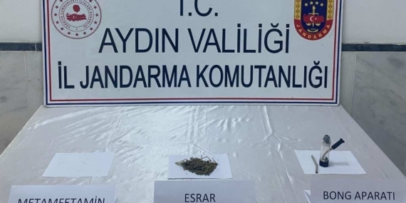Kuyucak’ta şüpheli araçta uyuşturucu ele geçirildi