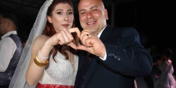 Pandemide nikahlanan çiftin düğün hayali 5 yıl sonra gerçek oldu