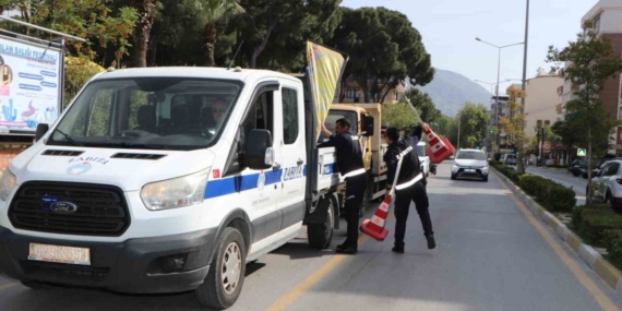 Söke’de zabıta ve emniyetten ortak operasyon