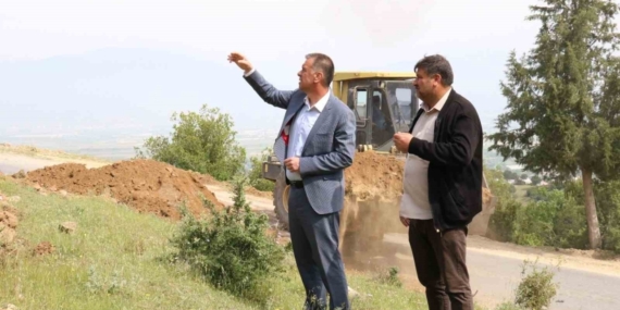 Yenipazar’da Büyükşehir’in çalışmaları devam ediyor