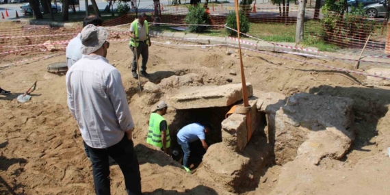 Yol çalışmasına Romalılar ’taş koydu’