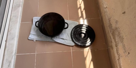 Kızartma tenceresi tutuştu
