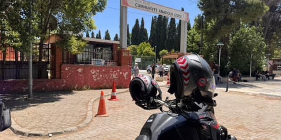 Kurye ile öğretmenler arasında kavga
