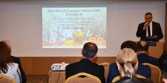 Aydın Memecik Naturel Sızma Zeytinyağı Kalitesi ödüllendirildi