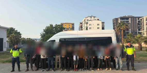 Aydın’da 21 düzensiz göçmen yakalandı
