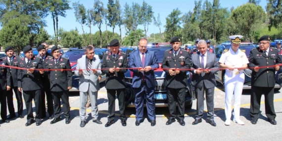 Aydın’da jandarma filosuna 52 yeni araç katıldı