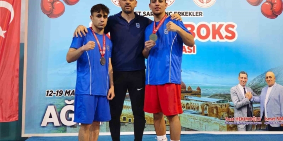 Aydınlı boksörlerden Türkiye şampiyonasında çifte madalya
