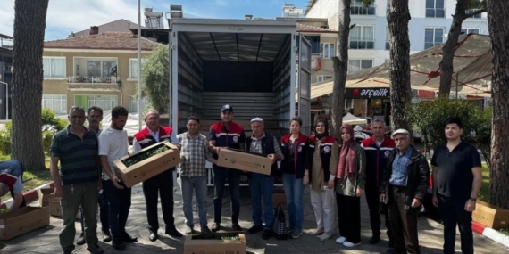 Bozdoğan’da 60 bin turşuluk biber fidesi dağıtıldı