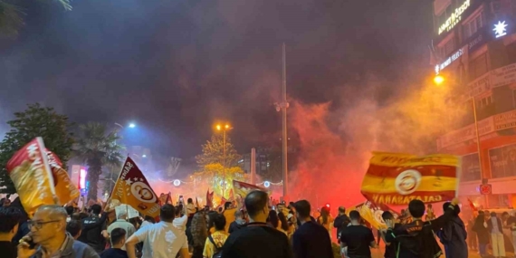 Galatasaray’ın şampiyonluğu Aydın’da coşkuyla kutlandı