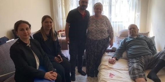 Germencik Belediyesi’nden hasta yatağı desteği