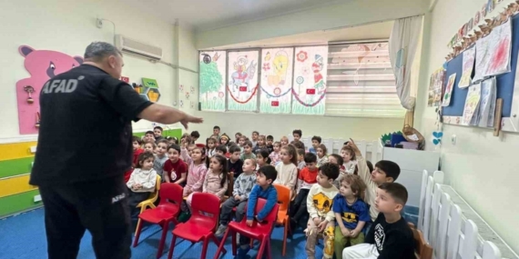 İncirliova’da miniklere yangın ve afet eğitimi