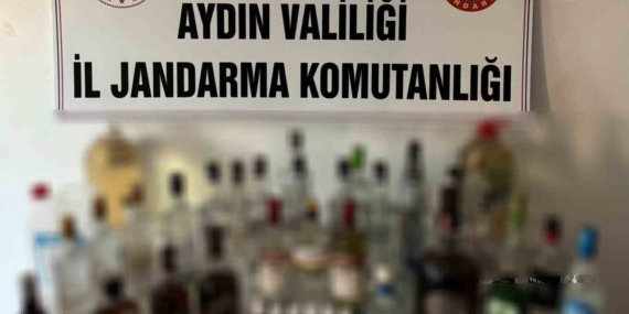 Jandarmadan sahte alkol baskını