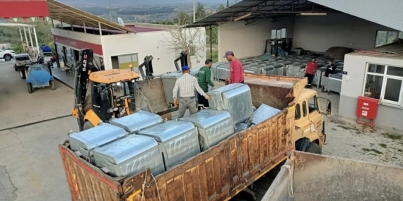 Karacasu’da çöp konteyneri uyarısı