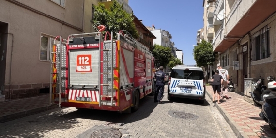 Kızartma yağı, itfaiyeyi harekete geçirdi