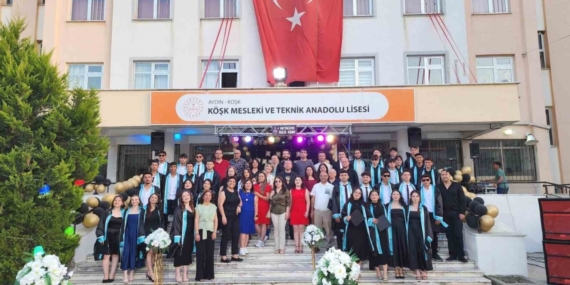 Köşk MTAL’de mezuniyet coşkusu
