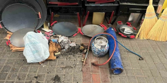 Okisjen tüpünün parlaması sonucu 1 kişi yaralandı