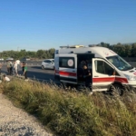 Otomobil takla attı, sürücü yaralandı 5 Otomobil takla attı, sürücü yaralandı