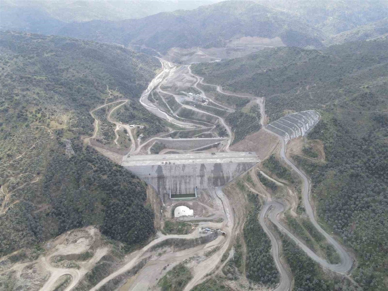 Söke Sarıçay Barajı’nda çalışmalar sürüyor