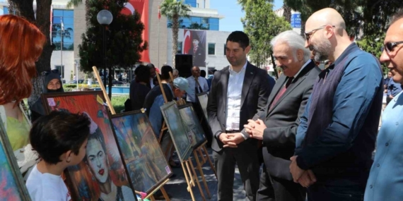 Söke’de minik yüreklerden “Eksik Parçam Sensin” sergisi