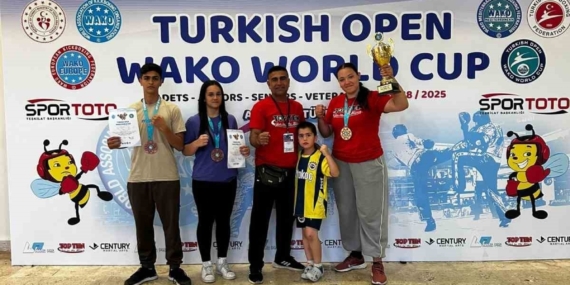 Sökeli 3 genç sporcu Dünya Kupası’ndan madalyayla döndü