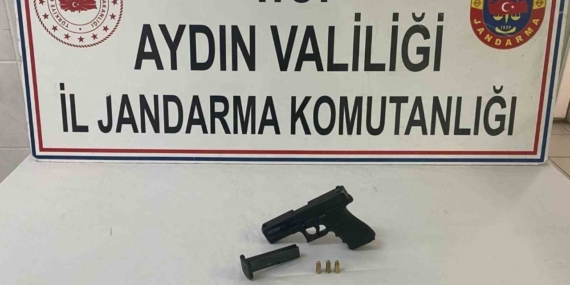 Şüphe üzerine durduruldu, tabanca ele geçirildi