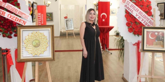 Üç boyutlu sanatın ışıltısı Efeler’de sergilendi