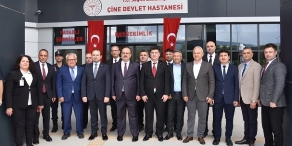 Vali Canbolat, Çine Devlet Hastanesi yeni hizmet binasında incelemelerde bulundu