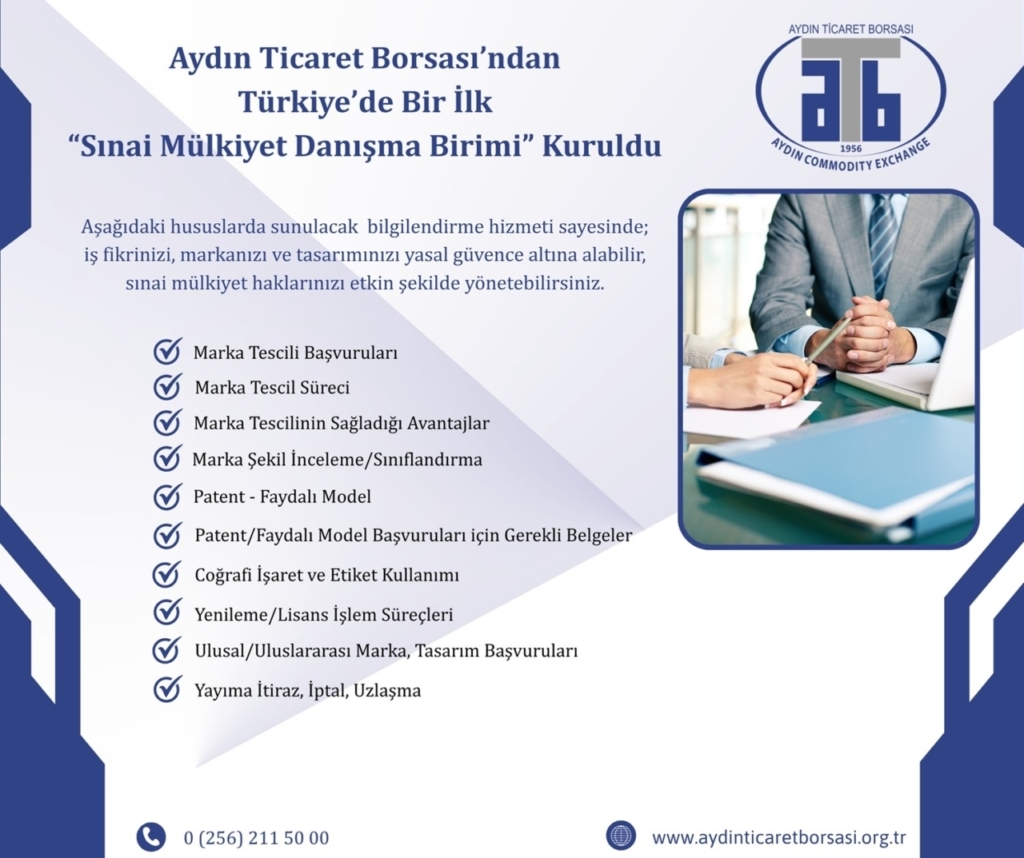 aydin ticaret borsasi sinai mulkiyet danisma birimi hizmete acildi ed2cbe439026